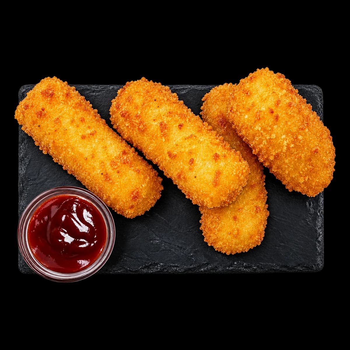 Сырные палочки с клюквенным соусом